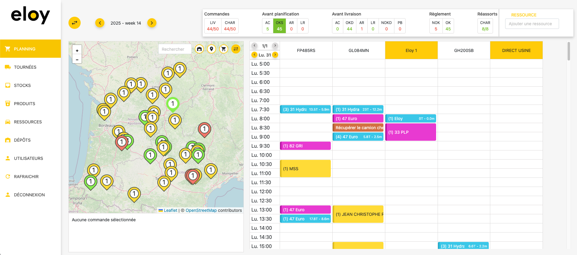 Plateforme sur mesure Hydradis